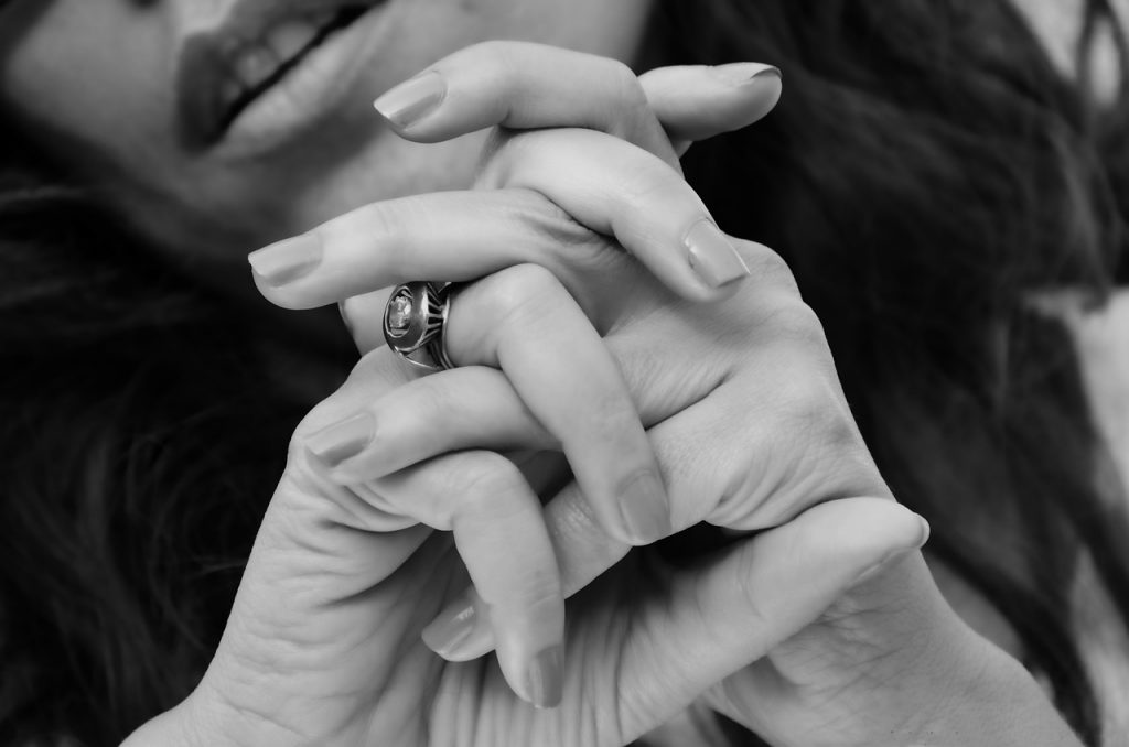 Uñas de gel negras