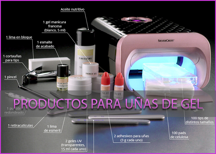 Productos para uñas de gel